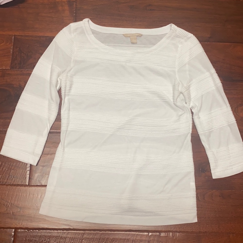 White sweater top